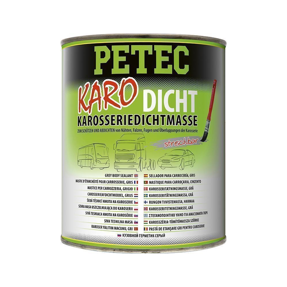 Dichtstoff PETEC 94130 Karo-Dicht, Karosseriedichtmasse grau für