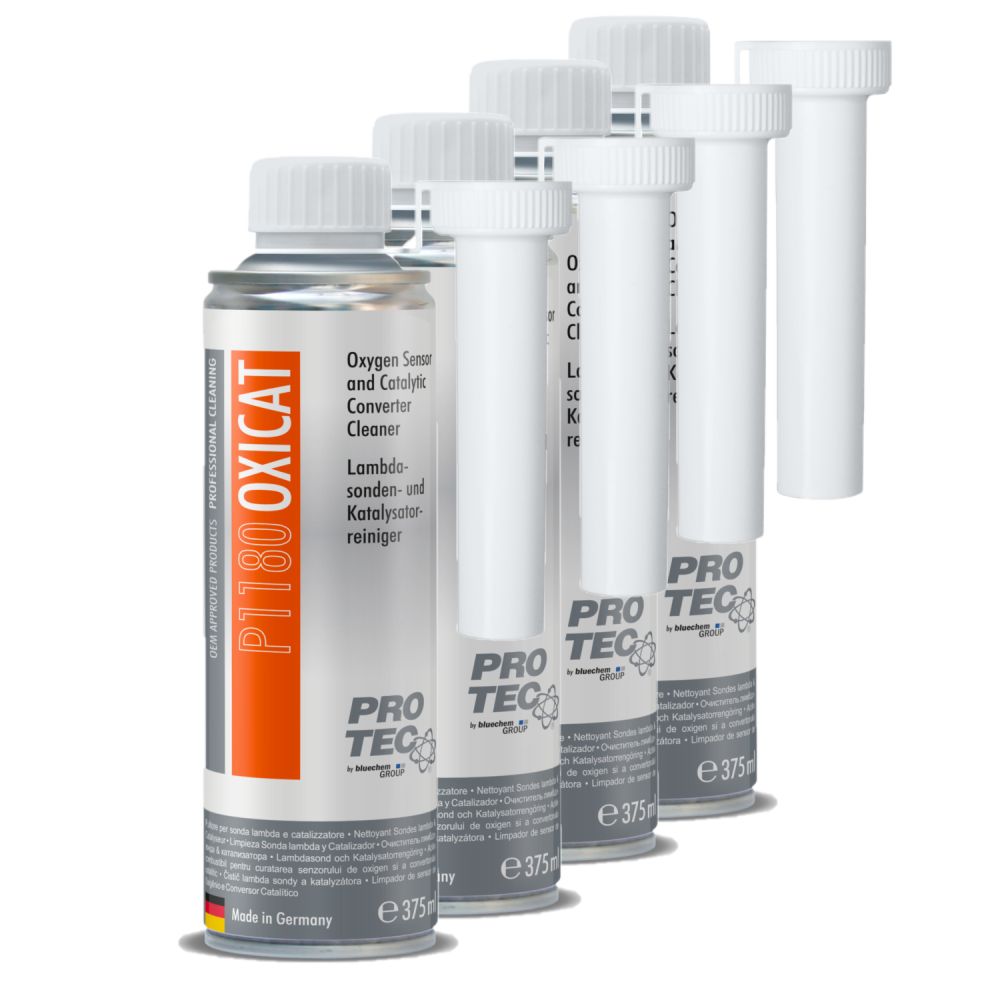 PROTEC 4x 375 ml Lamdasondenreiniger und Katalysatorreiniger P1180 OXICAT