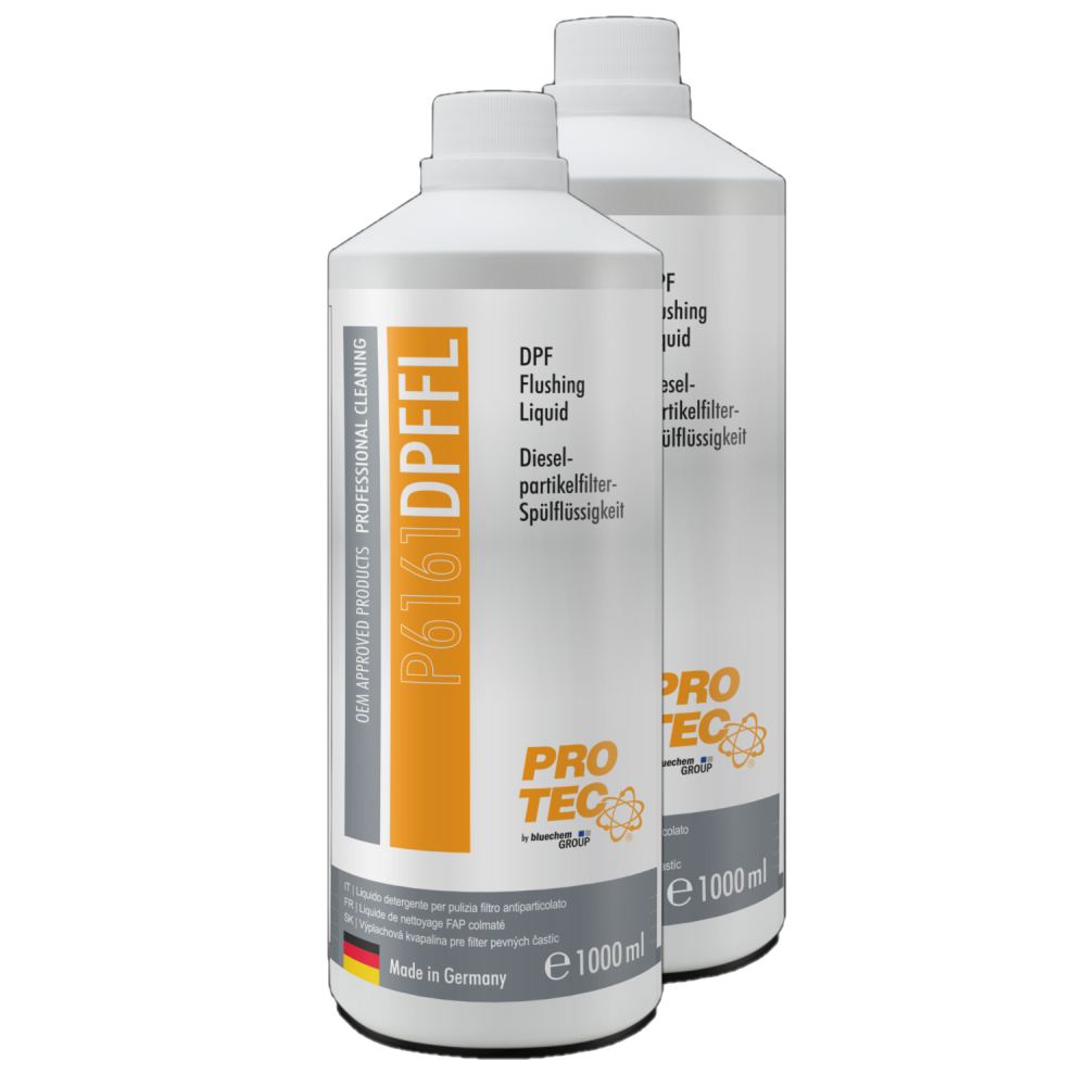 PROTEC 2x 1 Liter Dieselpartikelfilter-Spülflüssigkeit P6161 DPF Reinigung
