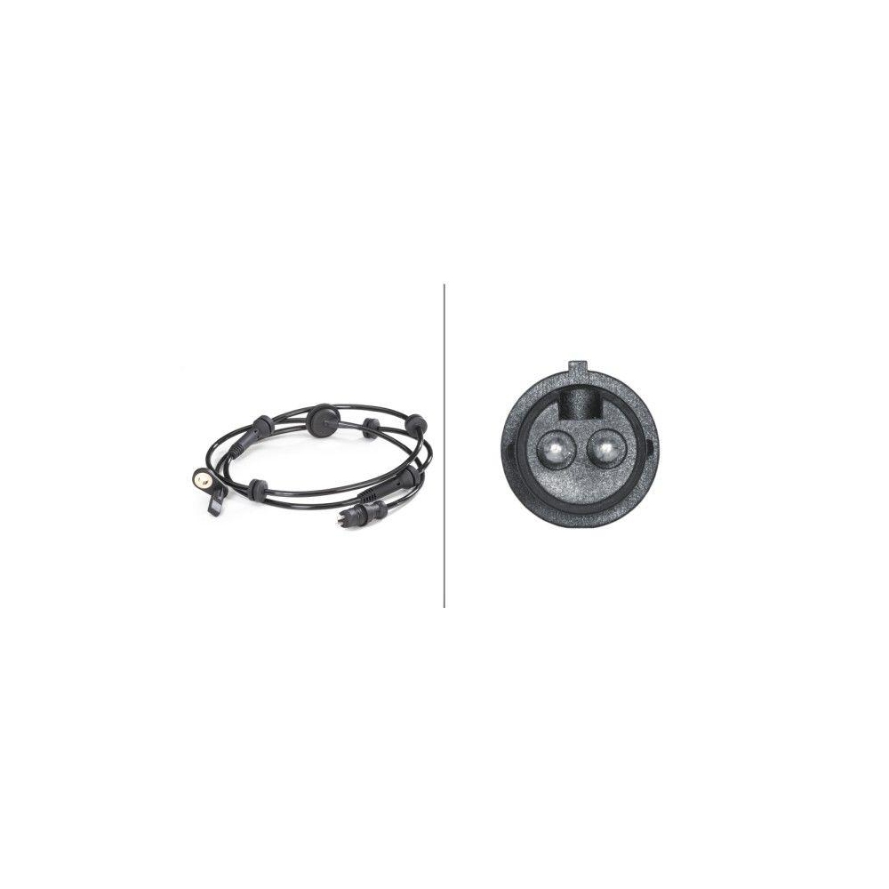 HELLA Sensor, Raddrehzahl 6PU 009 106-781 f&uuml;r FIAT FERRARI, Vorderachse rechts