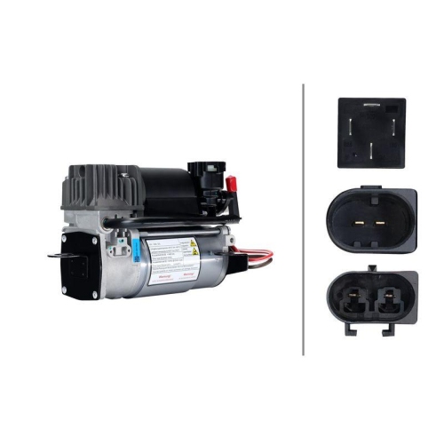 HELLA 8TG 358 256-021 Kompressor, Druckluftanlage f&uuml;r MERCEDES-BENZ