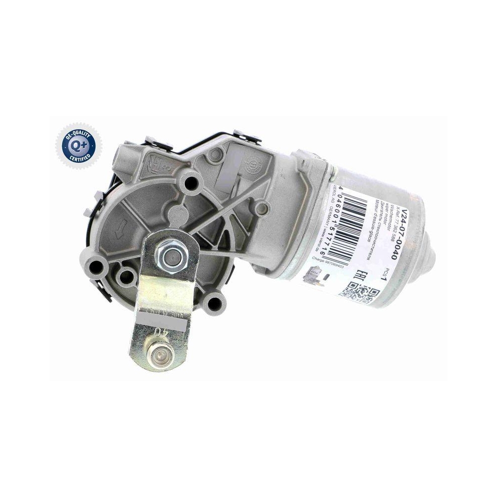 Wischermotor VEMO V24-07-0040 Q+, Erstausrüsterqualität für FIAT LANCIA, vorne