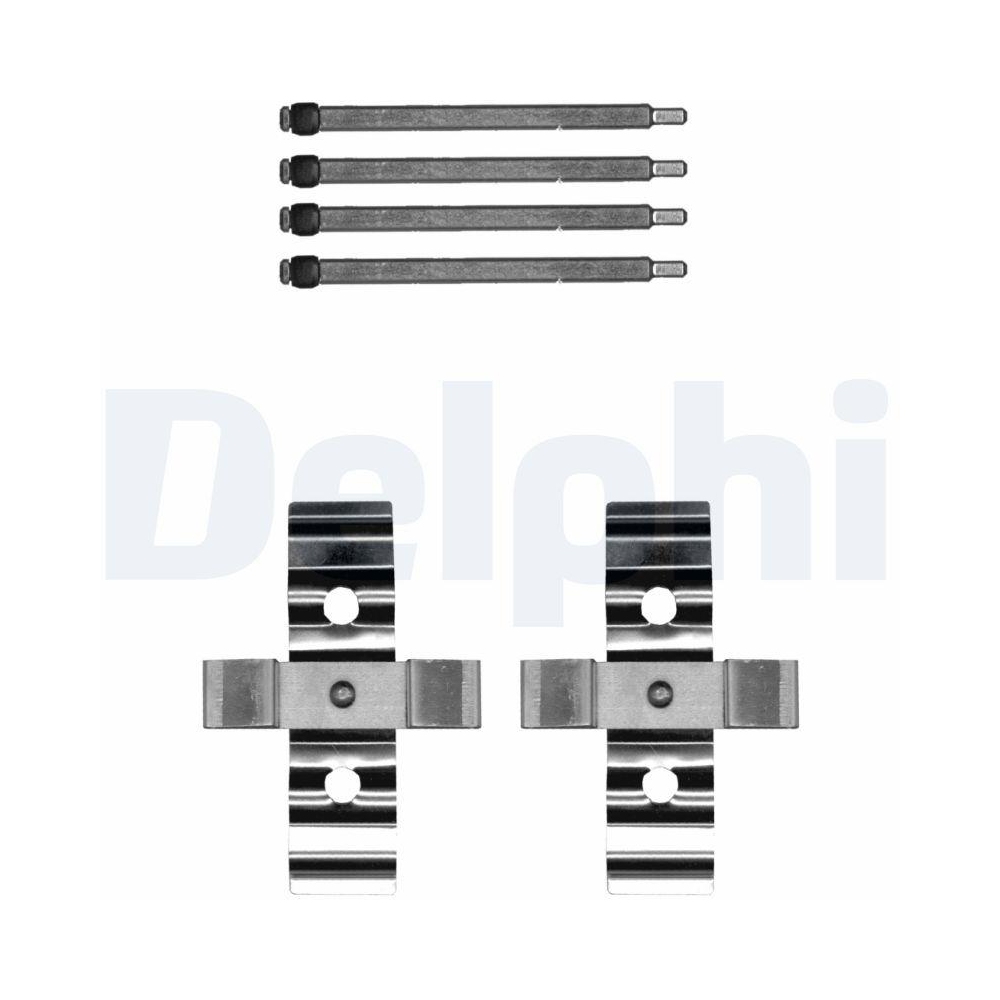DELPHI LX0702 Zubeh&ouml;rsatz, Scheibenbremsbelag f&uuml;r, Hinterachse