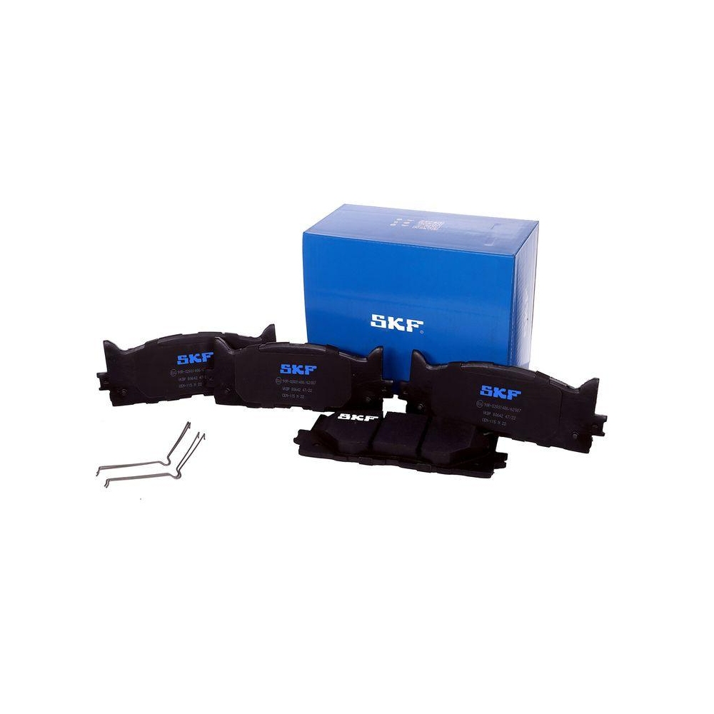Bremsbelagsatz, Scheibenbremse SKF VKBP 80642 f&uuml;r TOYOTA LEXUS, Vorderachse