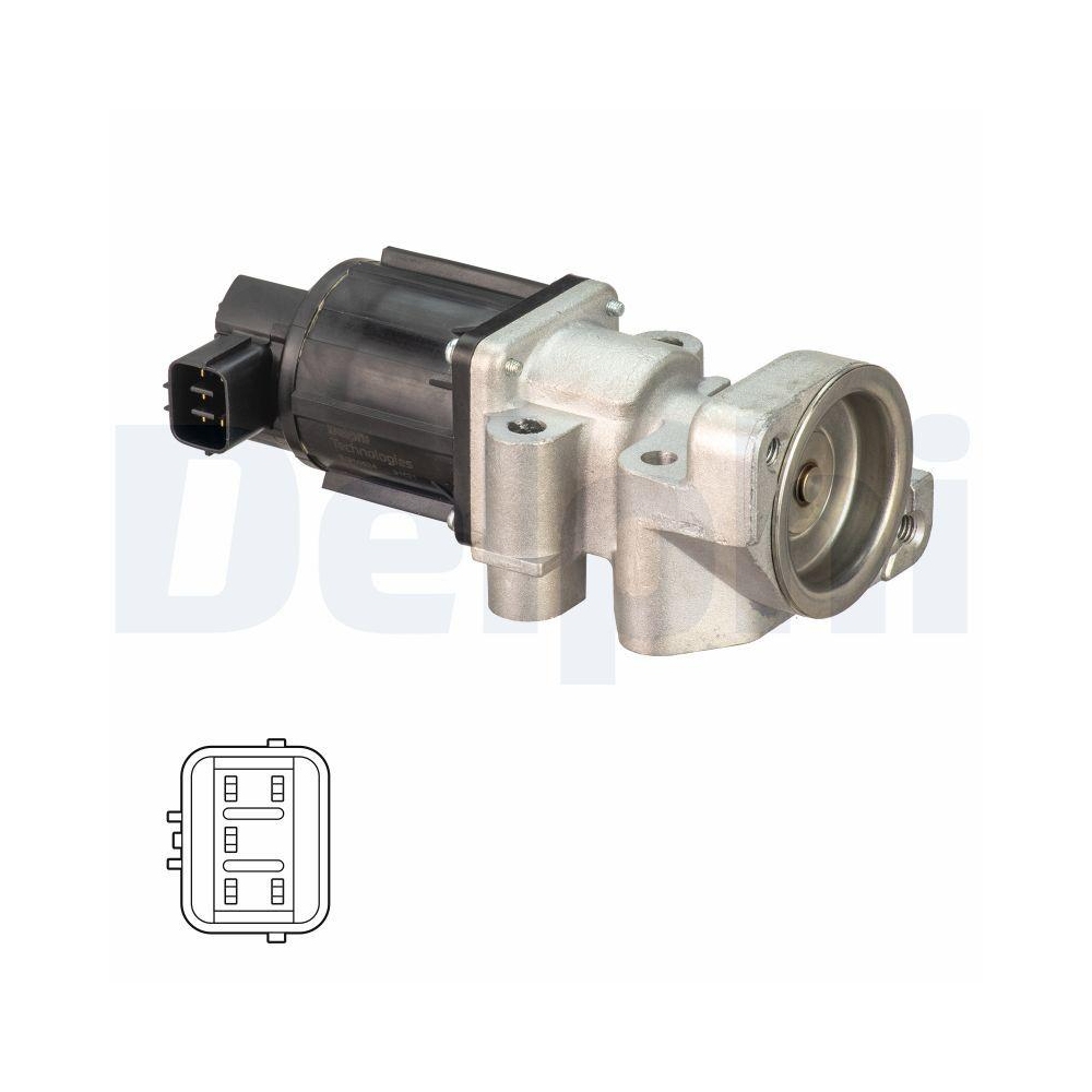 DELPHI EG10524-12B1 AGR-Ventil für OPEL VAUXHALL