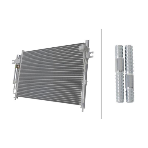 HELLA 8FC 366 222-851 Kondensator, Klimaanlage >>> Easy2Fit <<< f&uuml;r HYUNDAI KIA