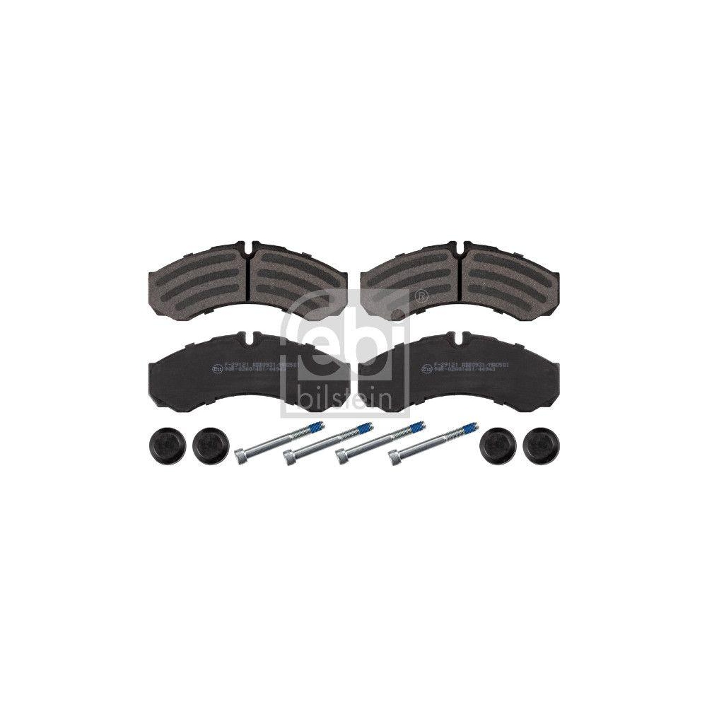 FEBI BILSTEIN Bremsbelagsatz, Scheibenbremse 16704 f&uuml;r IVECO NISSAN RENAULT