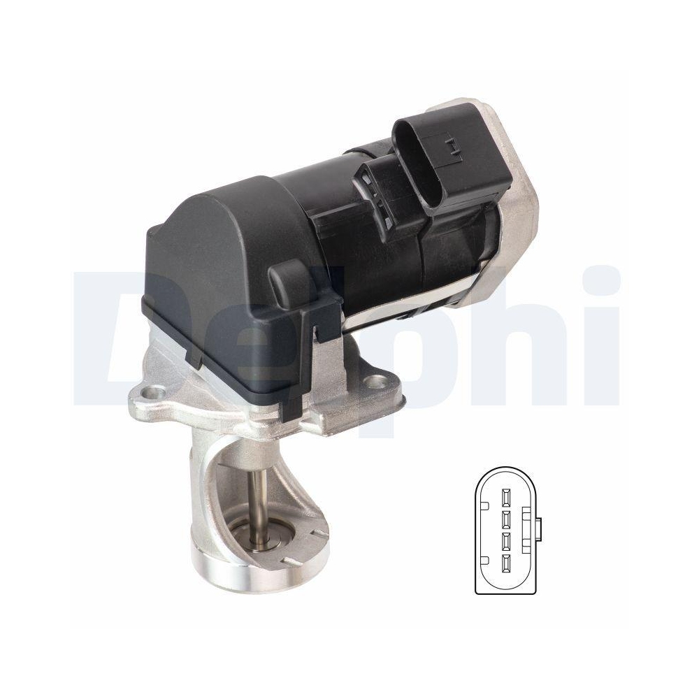 DELPHI EG10431-12B1 AGR-Ventil f&uuml;r AUDI SEAT SKODA VW VAG