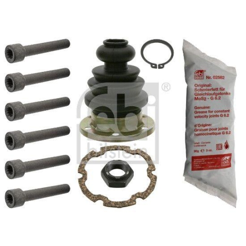 FEBI BILSTEIN Faltenbalgsatz, Antriebswelle 03626 f&uuml;r AUDI, Hinterachse