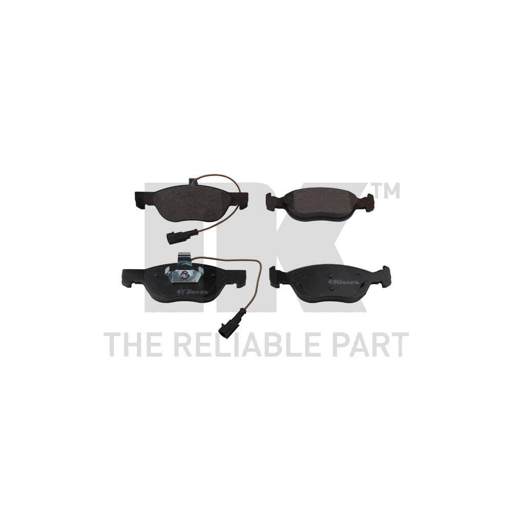 Bremsbelagsatz, Scheibenbremse NK 221017 f&uuml;r ALFA ROMEO FIAT, Vorderachse