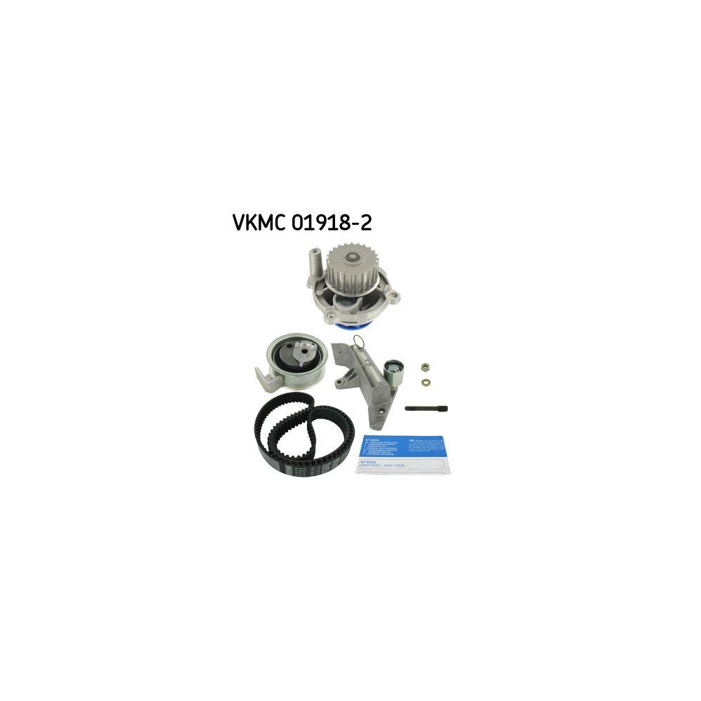 Wasserpumpe + Zahnriemensatz SKF VKMC 01918-2 f&uuml;r AUDI FIAT LANCIA SEAT SKODA VW