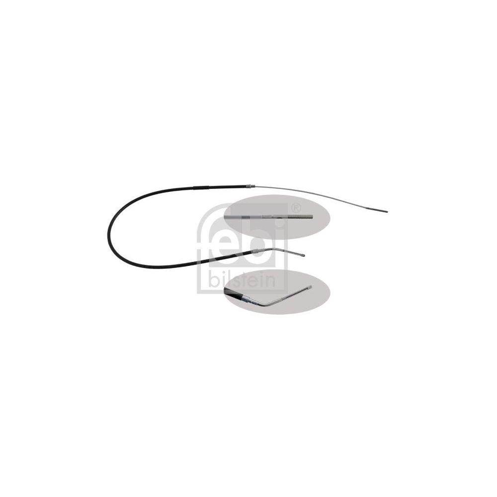 Seilzug, Feststellbremse FEBI BILSTEIN 01756 f&uuml;r BMW, hinten links