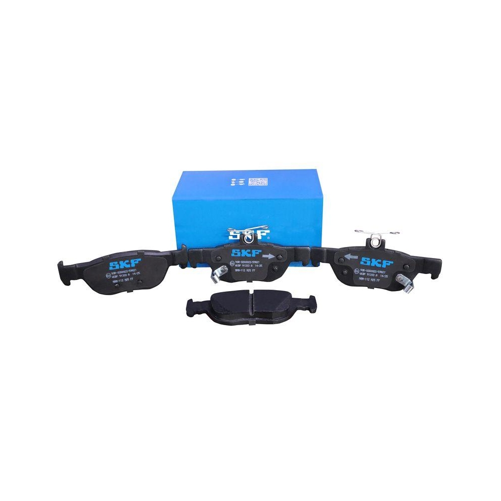 Bremsbelagsatz, Scheibenbremse SKF VKBP 91333 A f&uuml;r MAZDA, Hinterachse