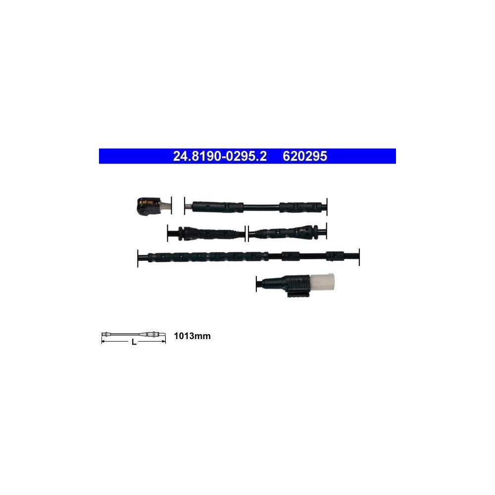 Warnkontakt, Bremsbelagverschlei&szlig; ATE 24.8190-0295.2 f&uuml;r BMW, Vorderachse
