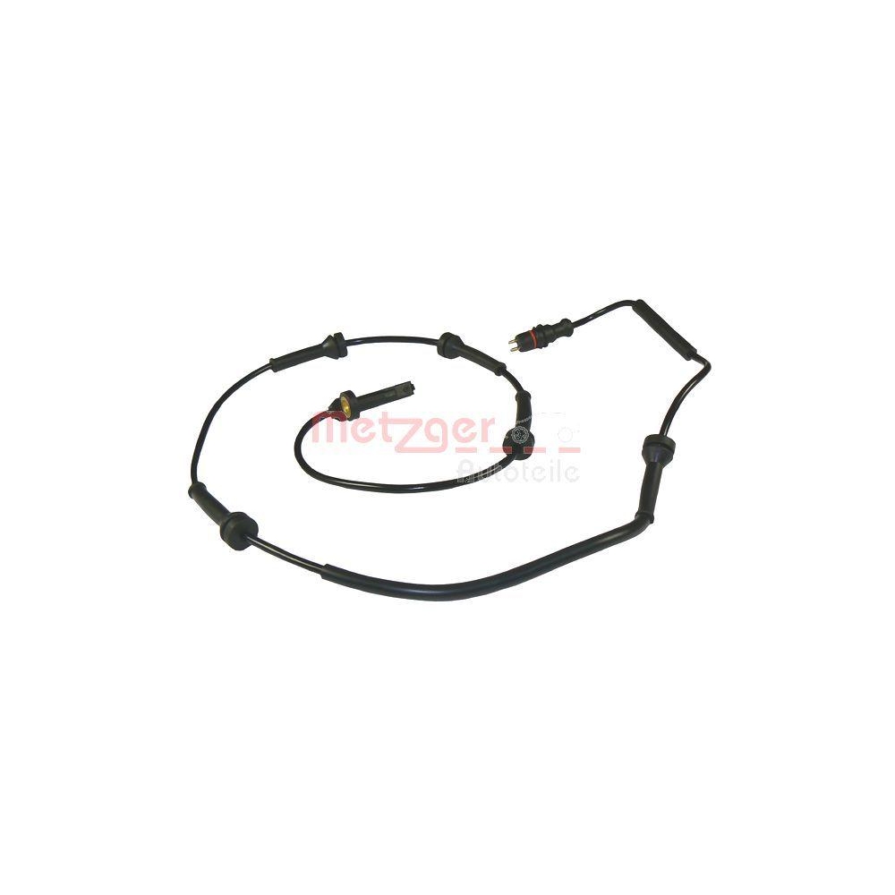 Sensor, Raddrehzahl METZGER 0900120 f&uuml;r RENAULT, Vorderachse links