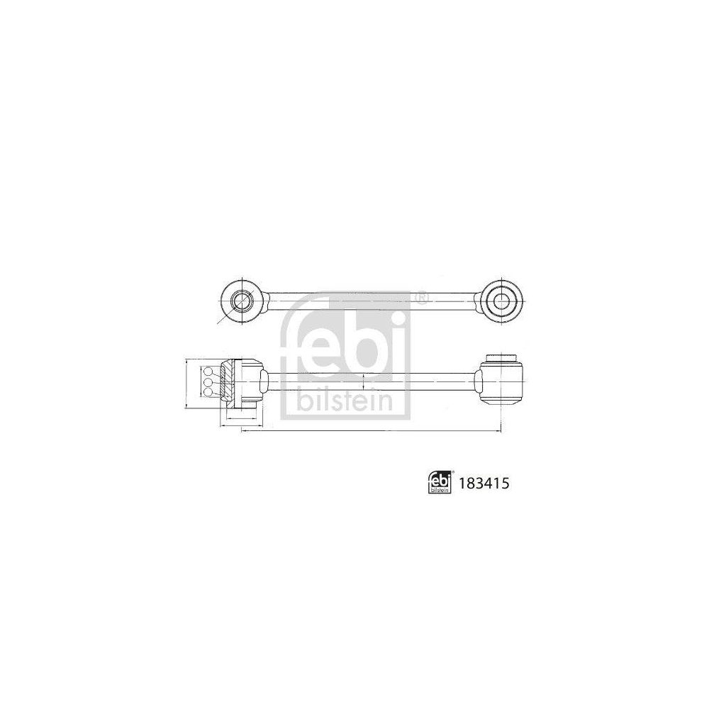FEBI BILSTEIN Stange/Strebe, Stabilisator 183415 f&uuml;r MERCEDES-BENZ