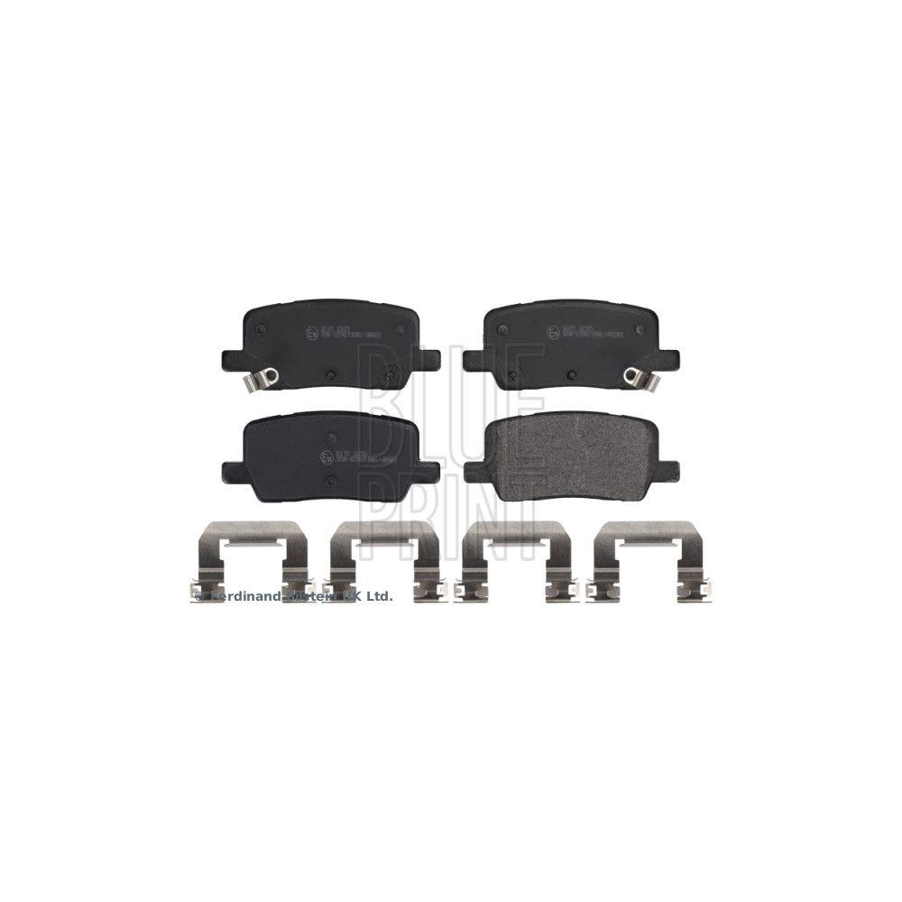 Bremsbelagsatz, Scheibenbremse BLUE PRINT ADBP420118 f&uuml;r TESLA, Hinterachse