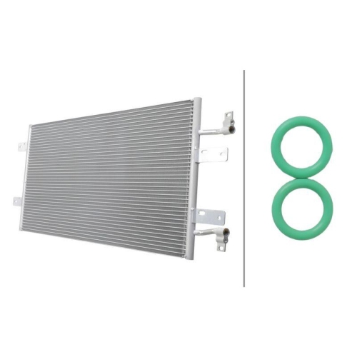 HELLA 8FC 366 222-841 Kondensator, Klimaanlage >>> Easy2Fit <<< f&uuml;r NISSAN OPEL