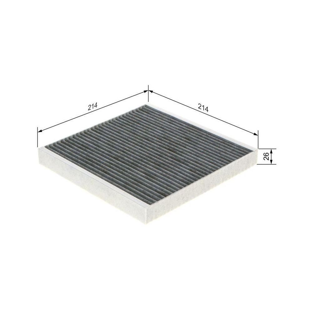 Filter, Innenraumluft BOSCH 1 987 432 499 für MERCEDES-BENZ SMART