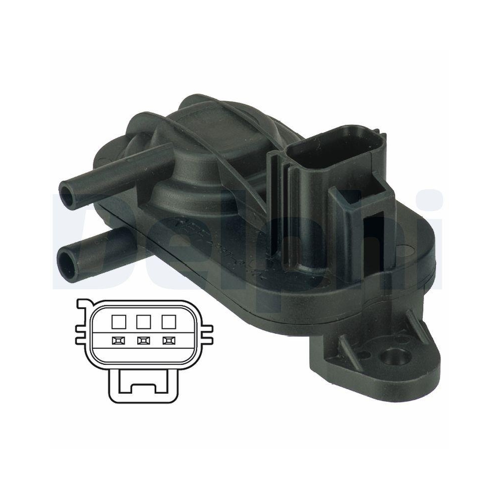 DELPHI DPS00010 Sensor, Abgasdruck f&uuml;r FORD JAGUAR MAZDA VOLVO LAND ROVER