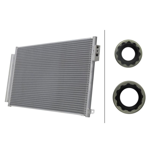 HELLA 8FC 366 222-981 Kondensator, Klimaanlage >>> Easy2Fit <<< f&uuml;r FIAT