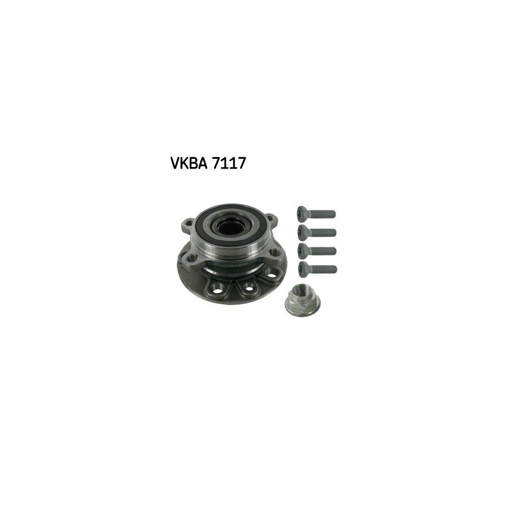 Radlagersatz SKF VKBA 7117 f&uuml;r ALFA ROMEO, Hinterachse, Vorderachse