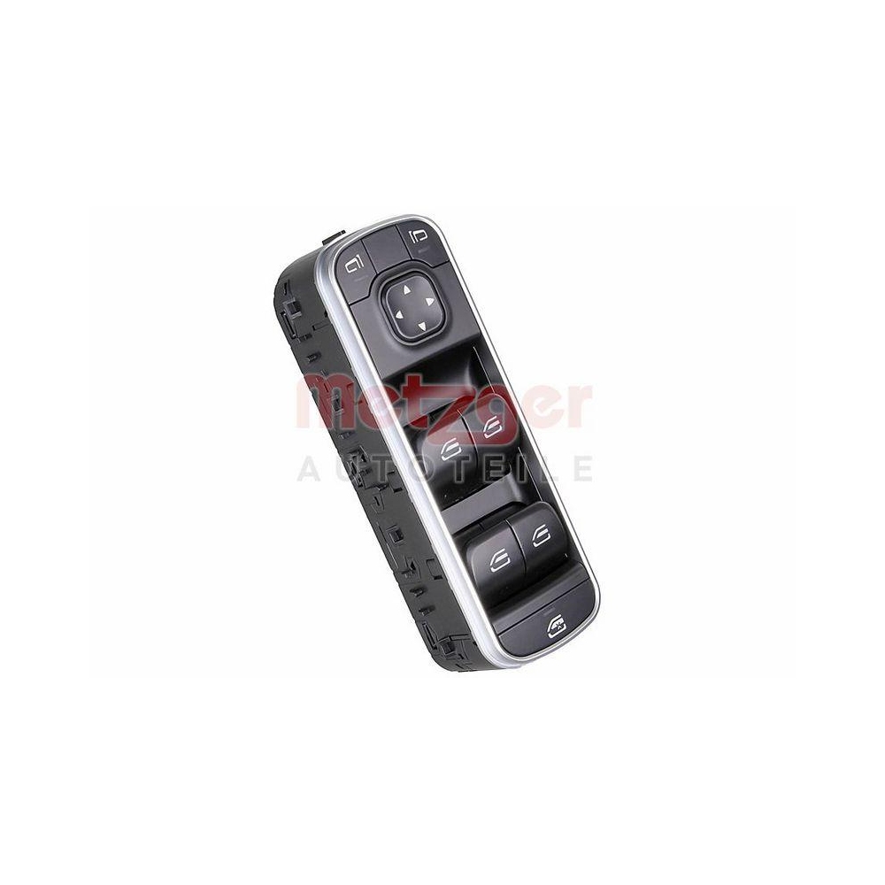 Schalter, Fensterheber METZGER 09161153 GREENPARTS f&uuml;r MERCEDES-BENZ, vorne