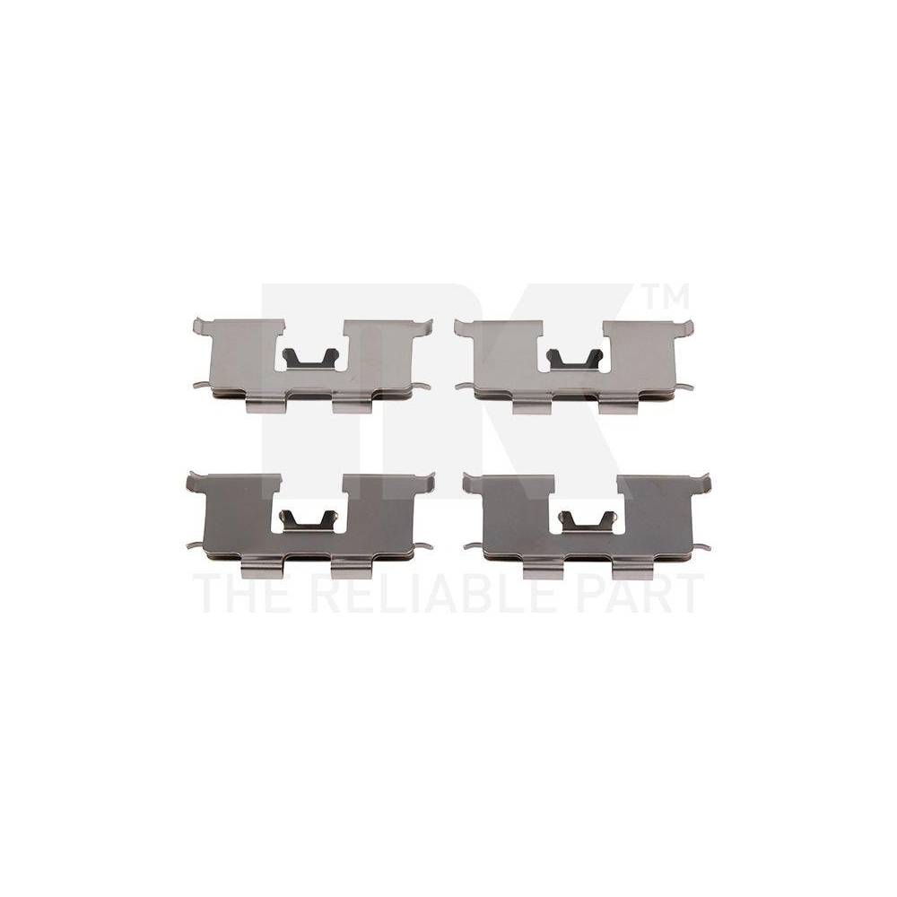 Zubehörsatz, Scheibenbremsbelag NK 7934667 für, Hinterachse