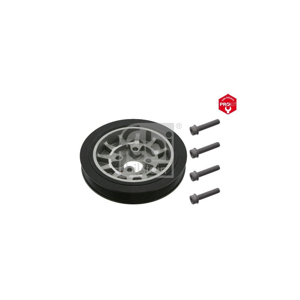 FEBI BILSTEIN Riemenscheibe, Kurbelwelle 36344 ProKit f&uuml;r SEAT SKODA VW