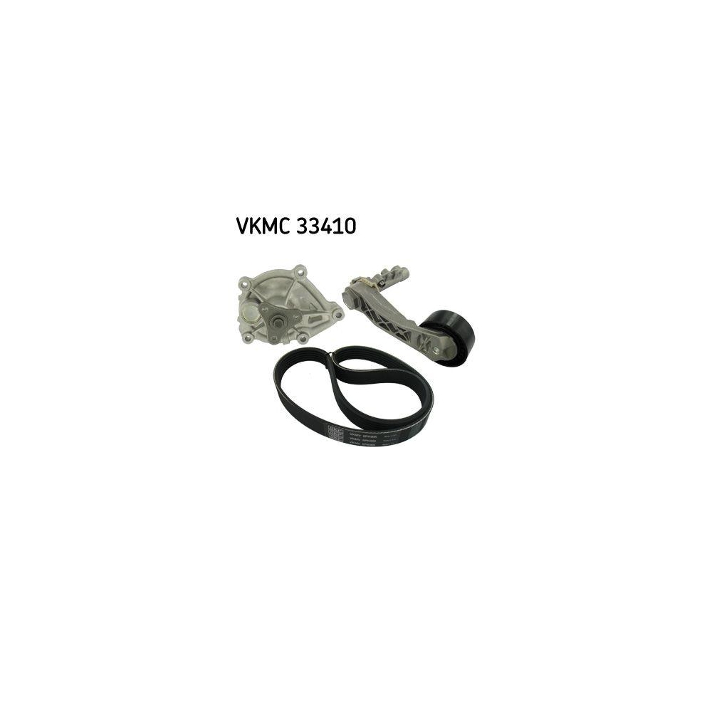 Wasserpumpe + Keilrippenriemensatz SKF VKMC 33410 f&uuml;r AUDI BMW CITRO&Euml;N OPEL SEAT