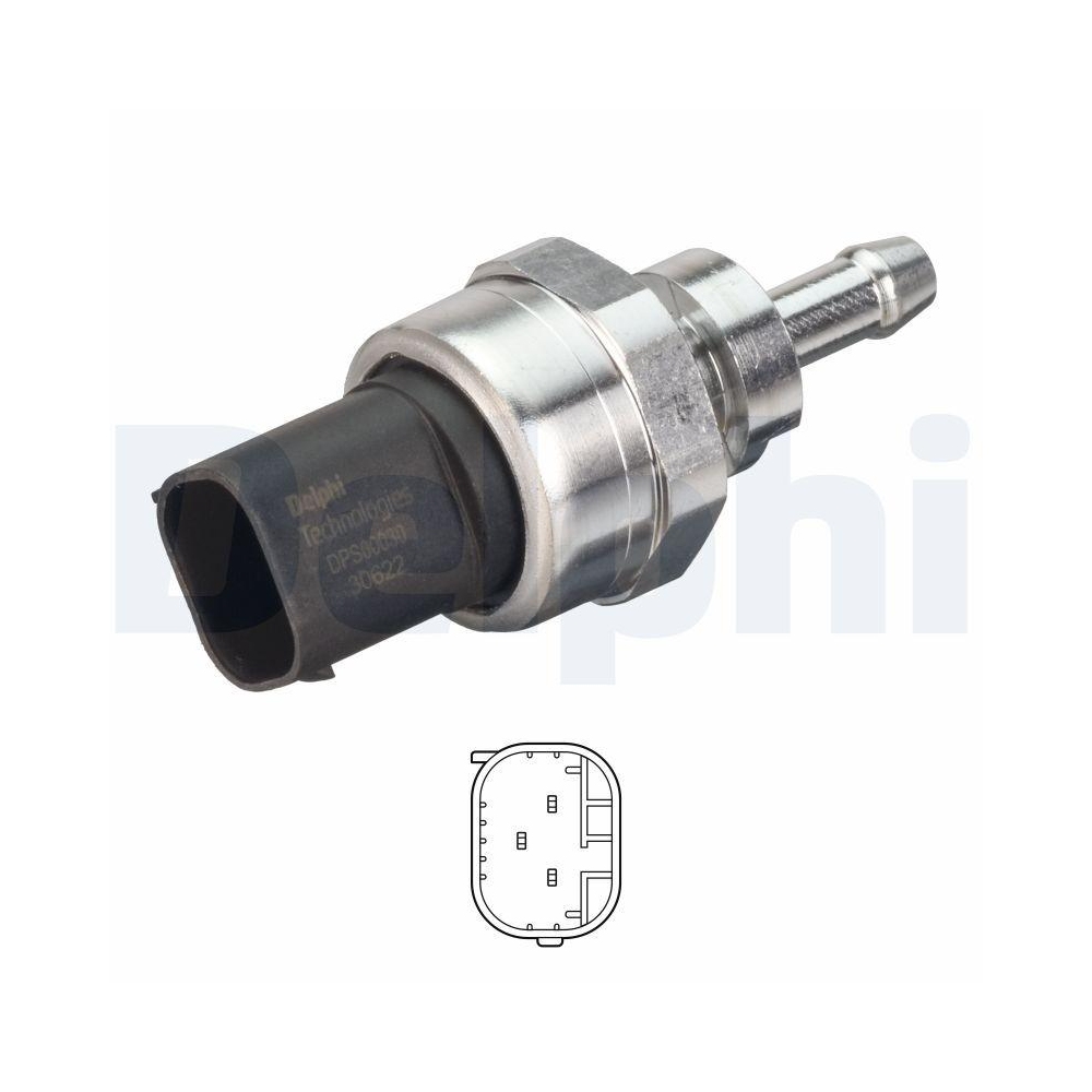 DELPHI DPS00030-12B1 Sensor, Abgasdruck f&uuml;r NISSAN OPEL RENAULT VAUXHALL DACIA
