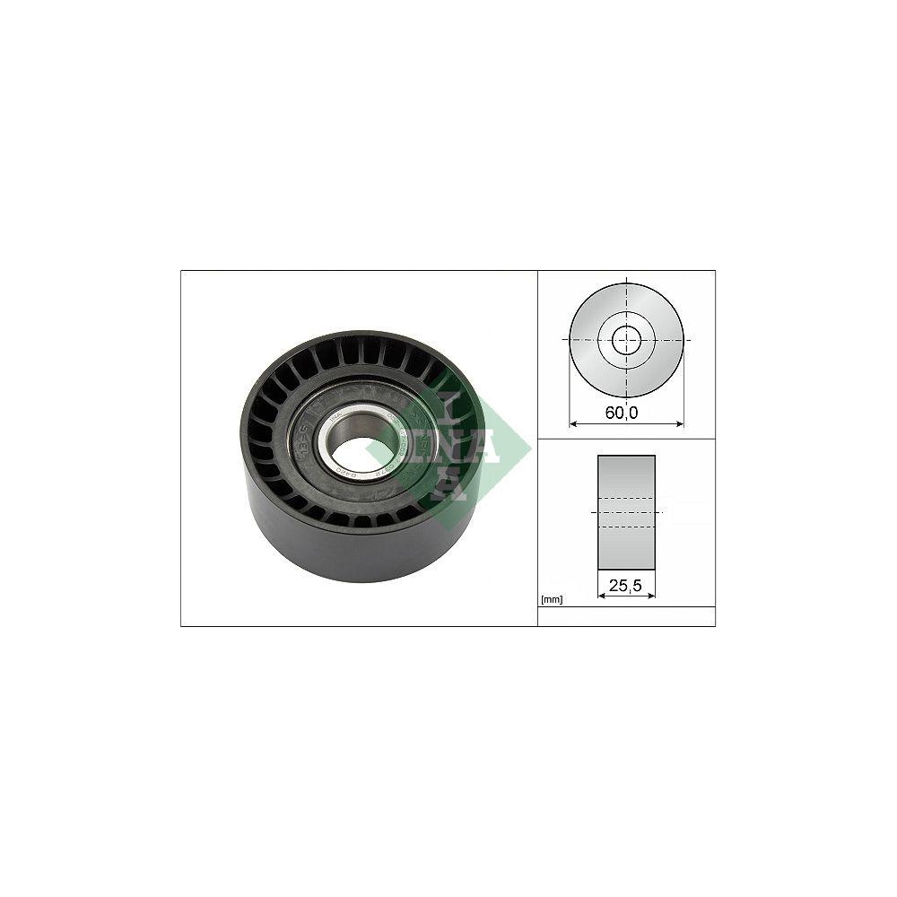 Umlenk-/F&uuml;hrungsrolle, Keilrippenriemen Schaeffler INA 532 0243 10 f&uuml;r FORD OPEL