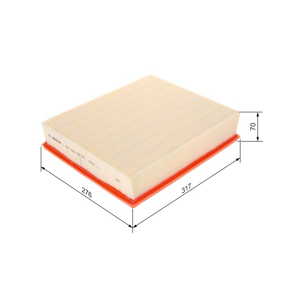 Luftfilter BOSCH 1 457 433 748 für CHRYSLER DODGE FIAT MERCEDES-BENZ VW