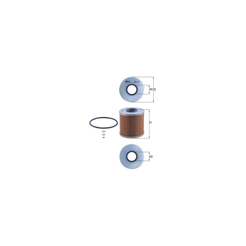 Ölfilter KNECHT OX 91D für BMW FORD