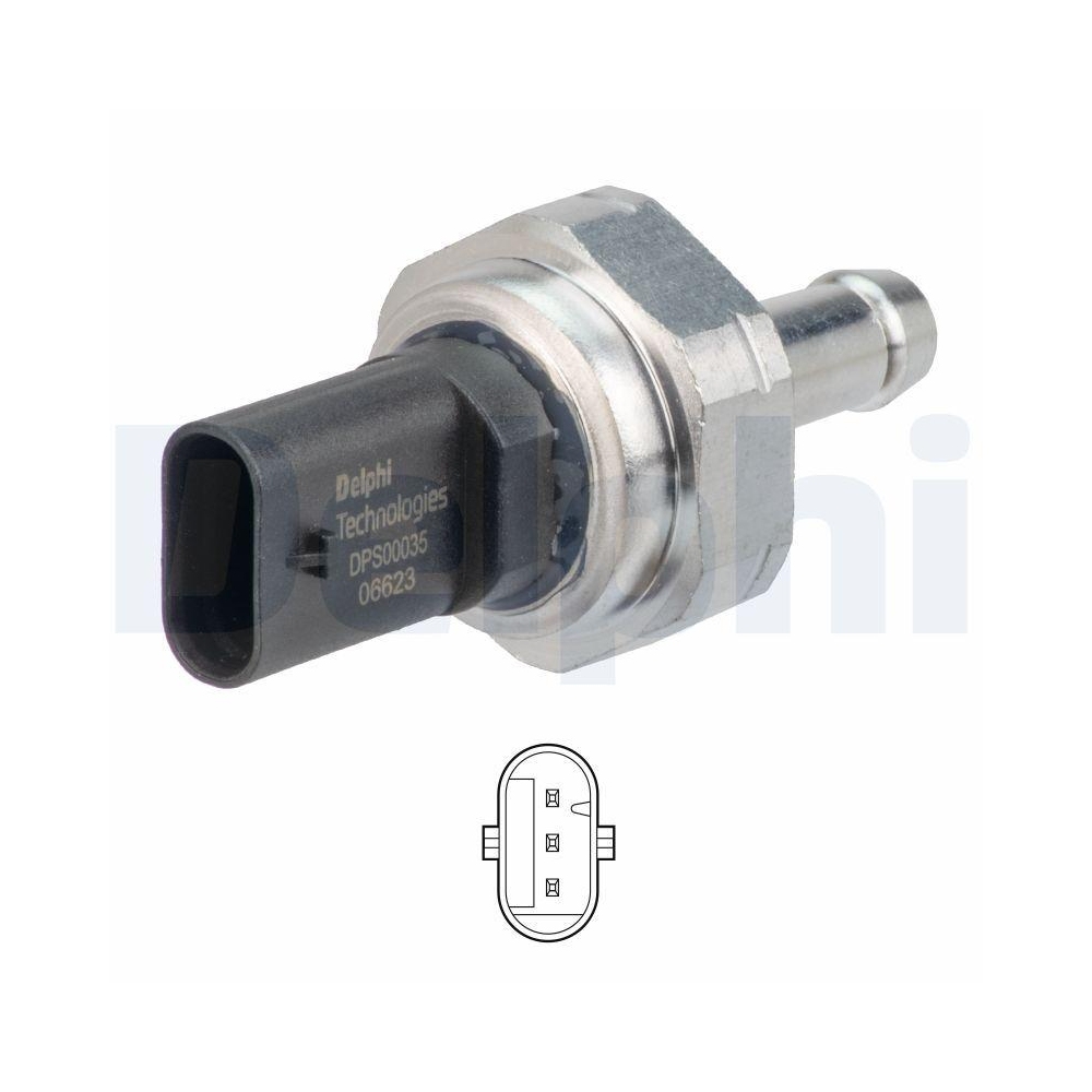 DELPHI DPS00035-12B1 Sensor, Abgasdruck f&uuml;r BMW