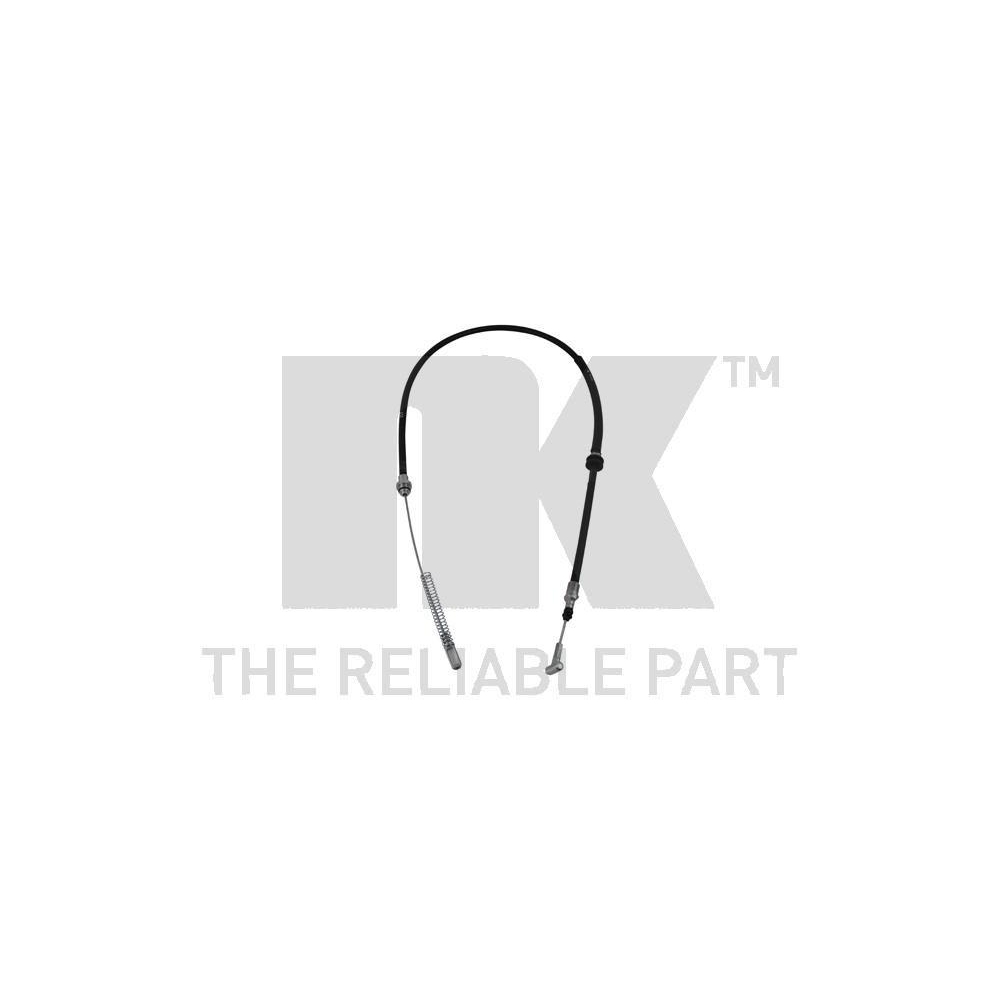 Seilzug, Feststellbremse NK 9023194 f&uuml;r IVECO, hinten links, hinten rechts