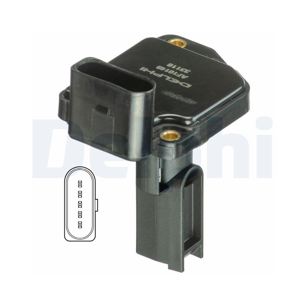 Luftmassenmesser DELPHI AF10149-11B1 f&uuml;r AUDI