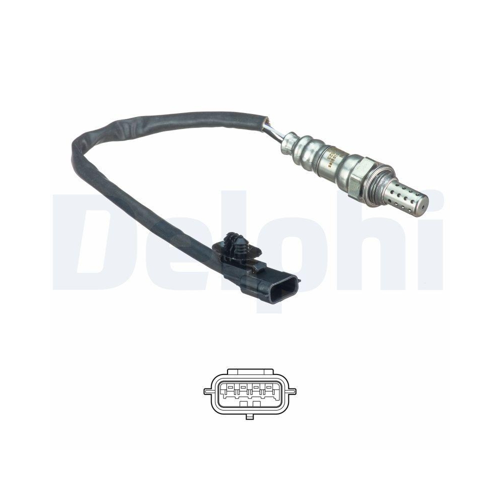 DELPHI ES20523-12B1 Lambdasonde f&uuml;r RENAULT DACIA, nach Katalysator