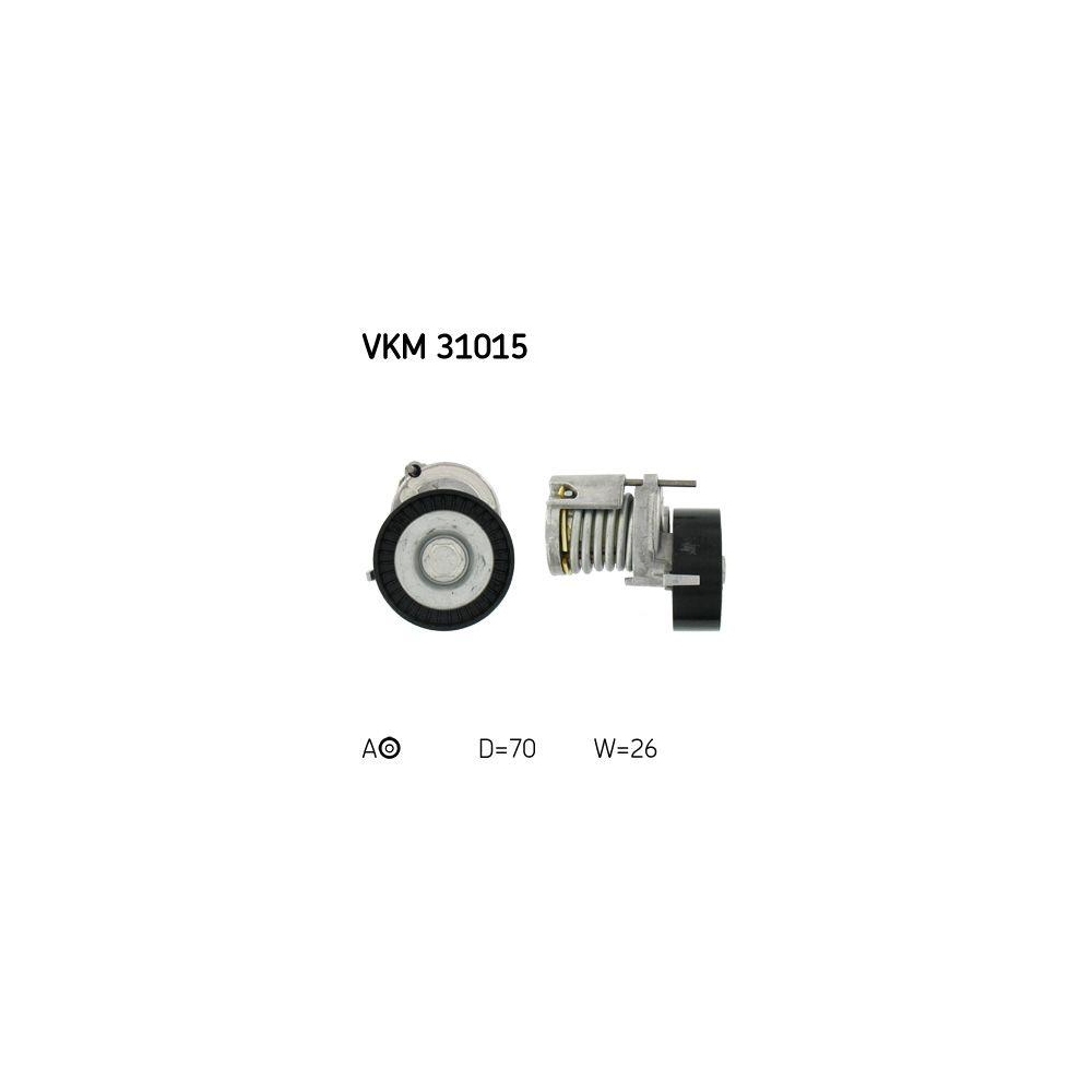 Riemenspanner, Keilrippenriemen SKF VKM 31015 f&uuml;r AUDI SEAT SKODA VW VW (SVW)