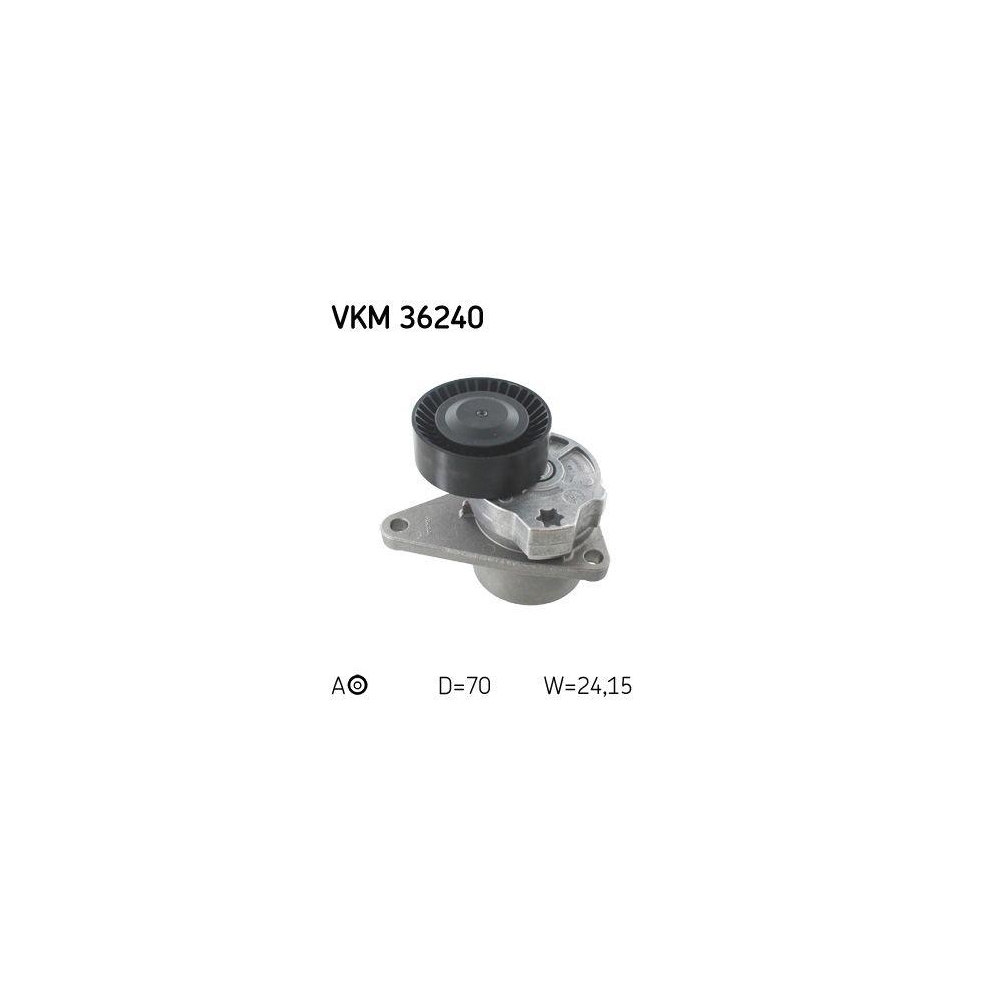 Riemenspanner, Keilrippenriemen SKF VKM 36240 f&uuml;r VOLVO VOLVO ASIA, mitte