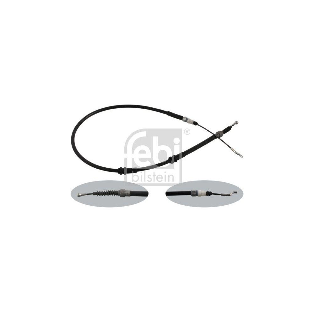 FEBI BILSTEIN Seilzug, Feststellbremse 36352 f&uuml;r VW, hinten links, hinten rechts