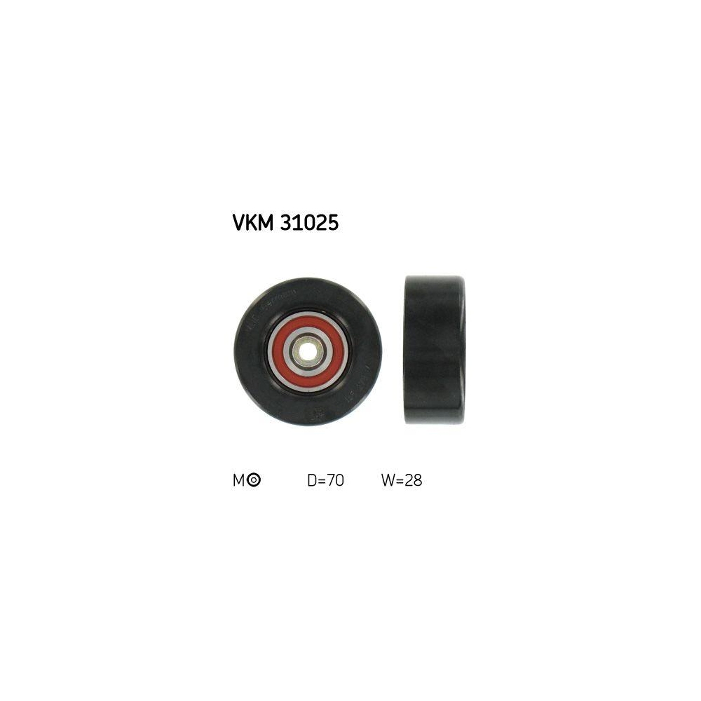 Riemenspanner, Keilrippenriemen SKF VKM 31025 f&uuml;r AUDI SEAT SKODA VW, hinten