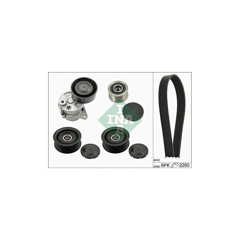 Keilrippenriemensatz Schaeffler INA 529011520 f&uuml;r MERCEDES-BENZ