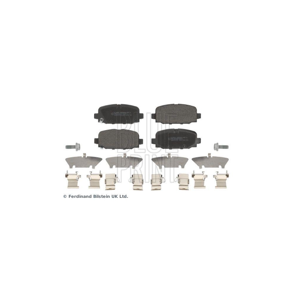 Bremsbelagsatz, Scheibenbremse BLUE PRINT ADBP420129 f&uuml;r JEEP, Hinterachse