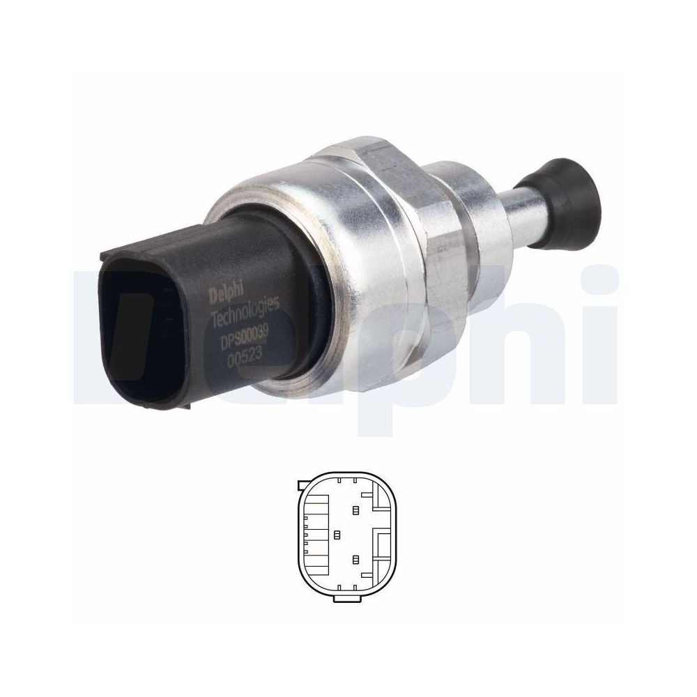 DELPHI DPS00039-12B1 Sensor, Abgasdruck f&uuml;r MERCEDES-BENZ NISSAN