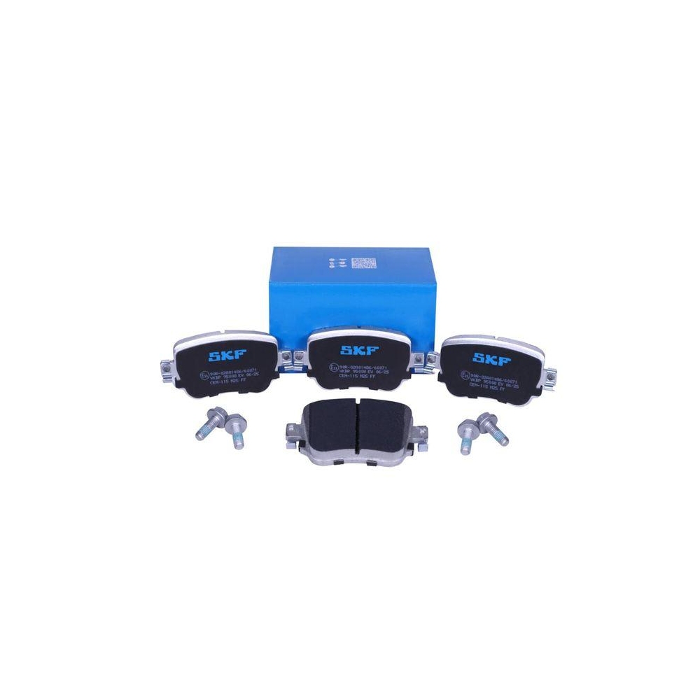Bremsbelagsatz, Scheibenbremse SKF VKBP 95008 EV SKF EV Design f&uuml;r AUDI SEAT VW