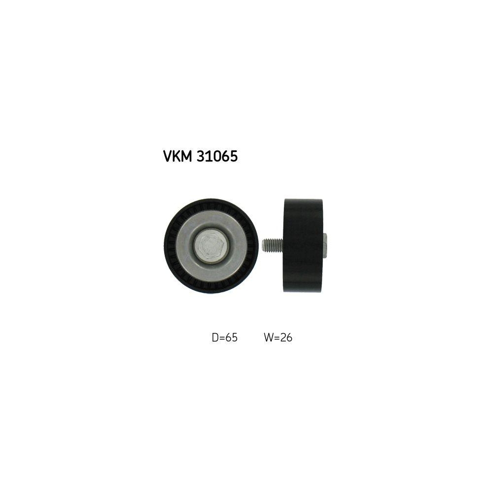 Umlenk-/F&uuml;hrungsrolle, Keilrippenriemen SKF VKM 31065 f&uuml;r AUDI SEAT SKODA VW