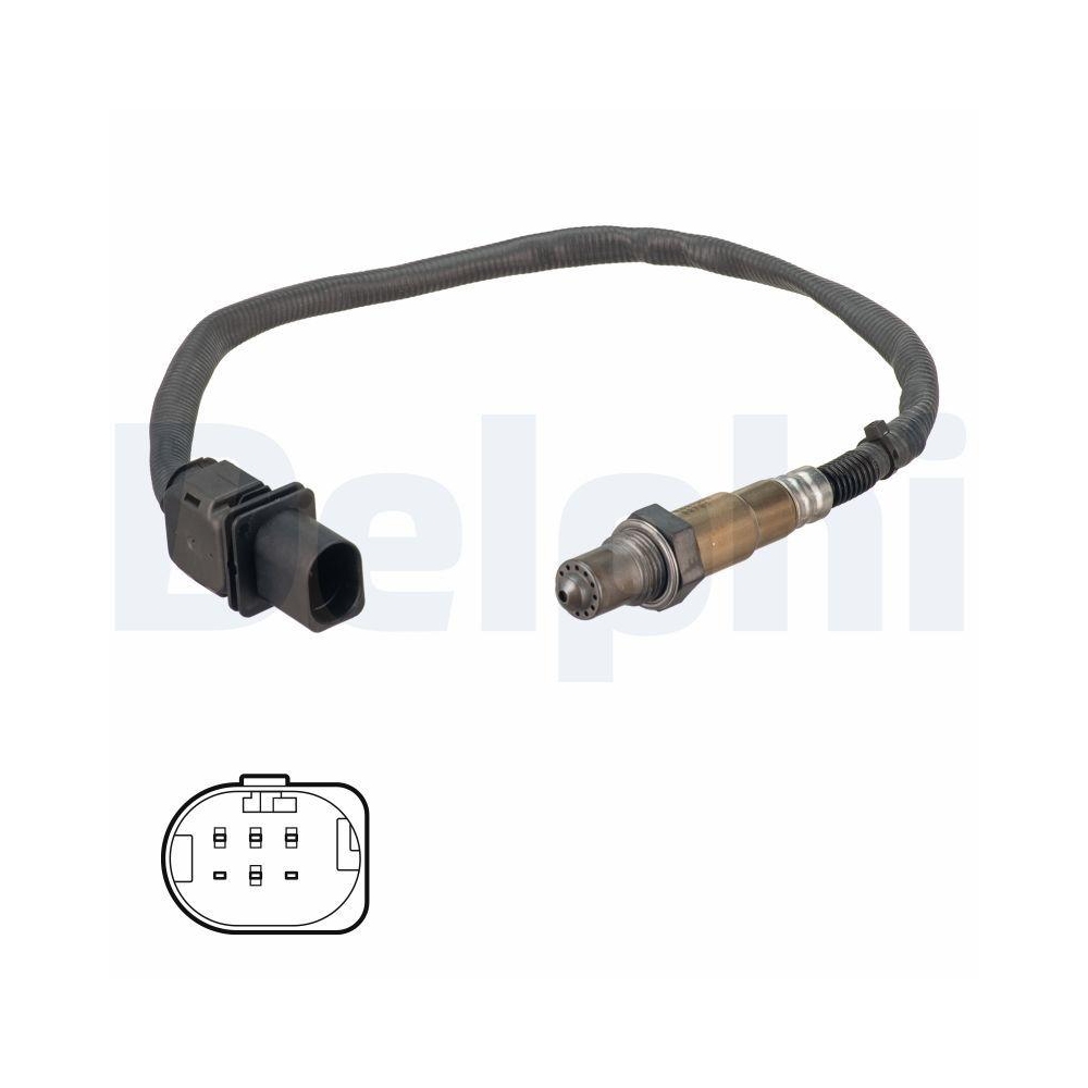 DELPHI ES21332-12B1 Lambdasonde f&uuml;r OPEL VAUXHALL, vor Katalysator