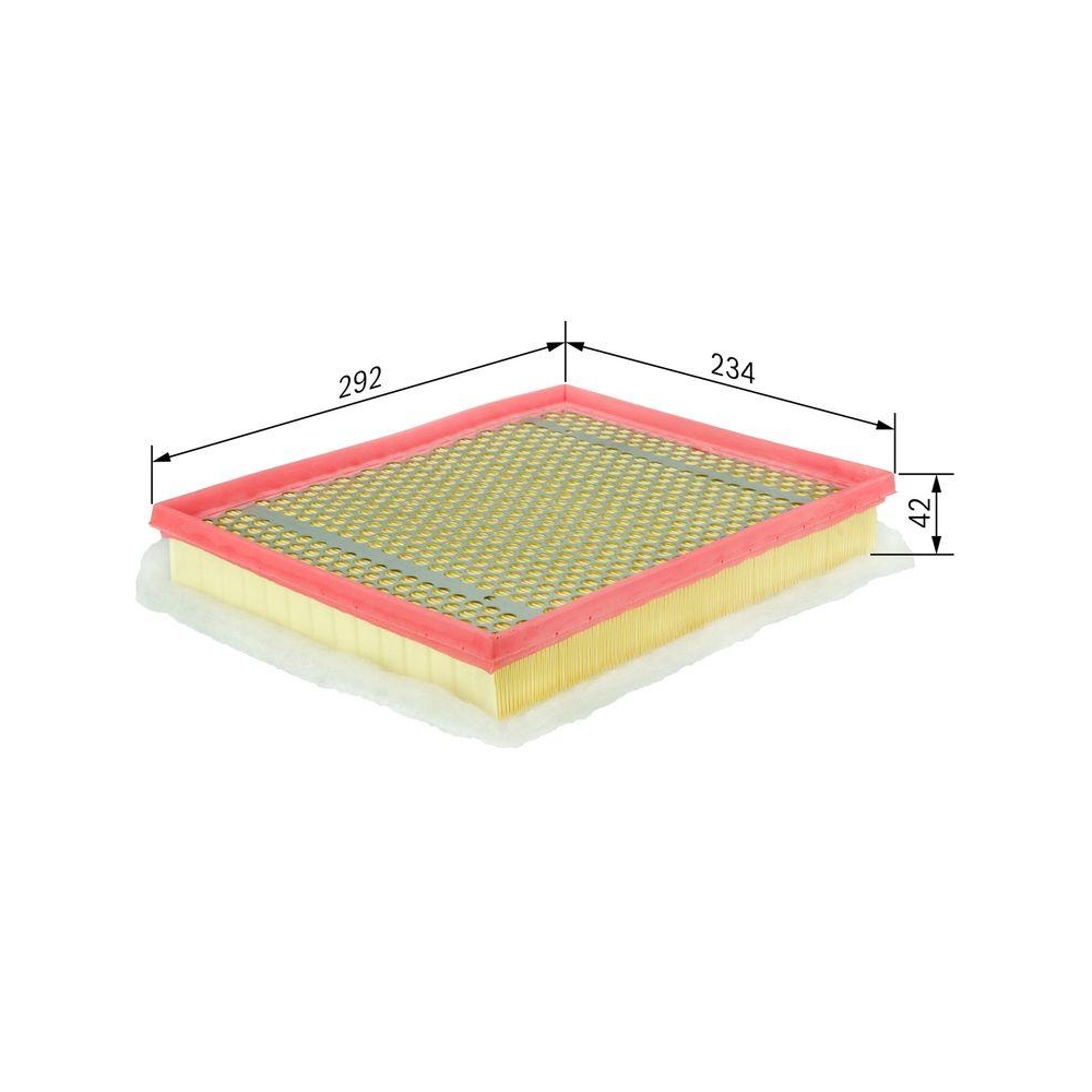 Luftfilter BOSCH F 026 400 013 für AUSTIN GMC OPEL ROVER VAUXHALL CHEVROLET