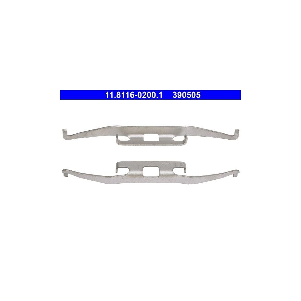 Feder, Bremssattel ATE 11.8116-0200.1 f&uuml;r MERCEDES-BENZ VAG, Vorderachse